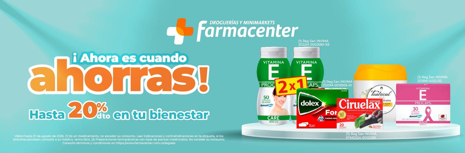 BANNER DESPLEGADO FARMACENTER